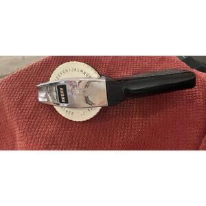 Rotex Professional Label Maker Black Chrome Vintage